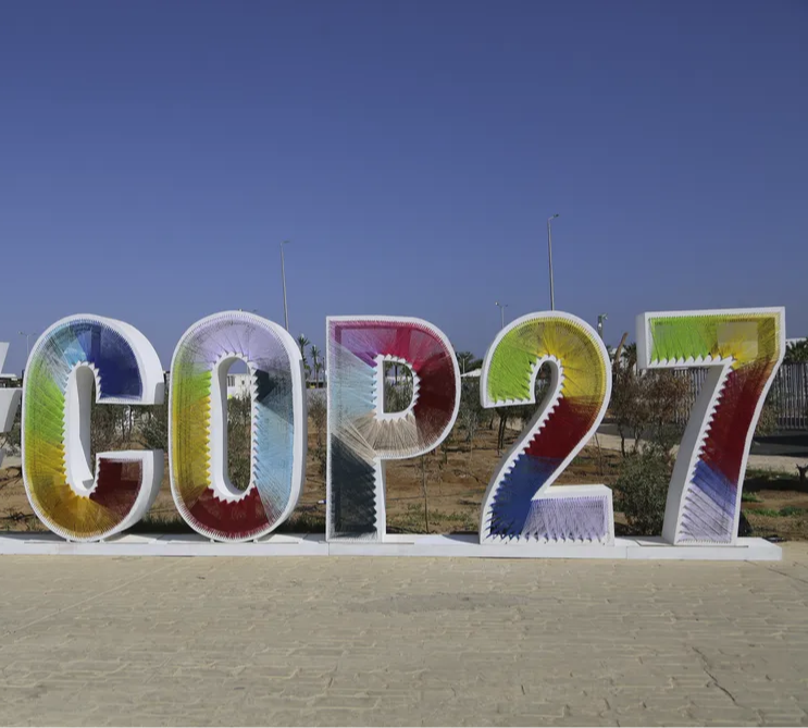 COP 27 é 27ª conferência do clima da ONU.